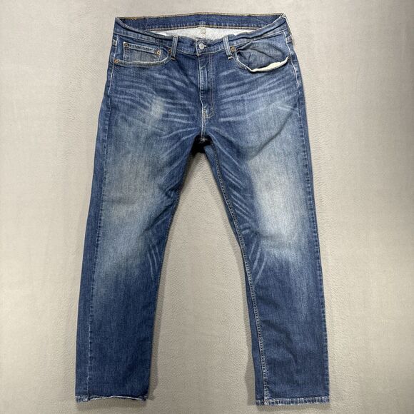 Levis 559 Jeans Mens 38x32‎ Blue Straight Grunge American Western Workwear Denim - Picture 2 of 12